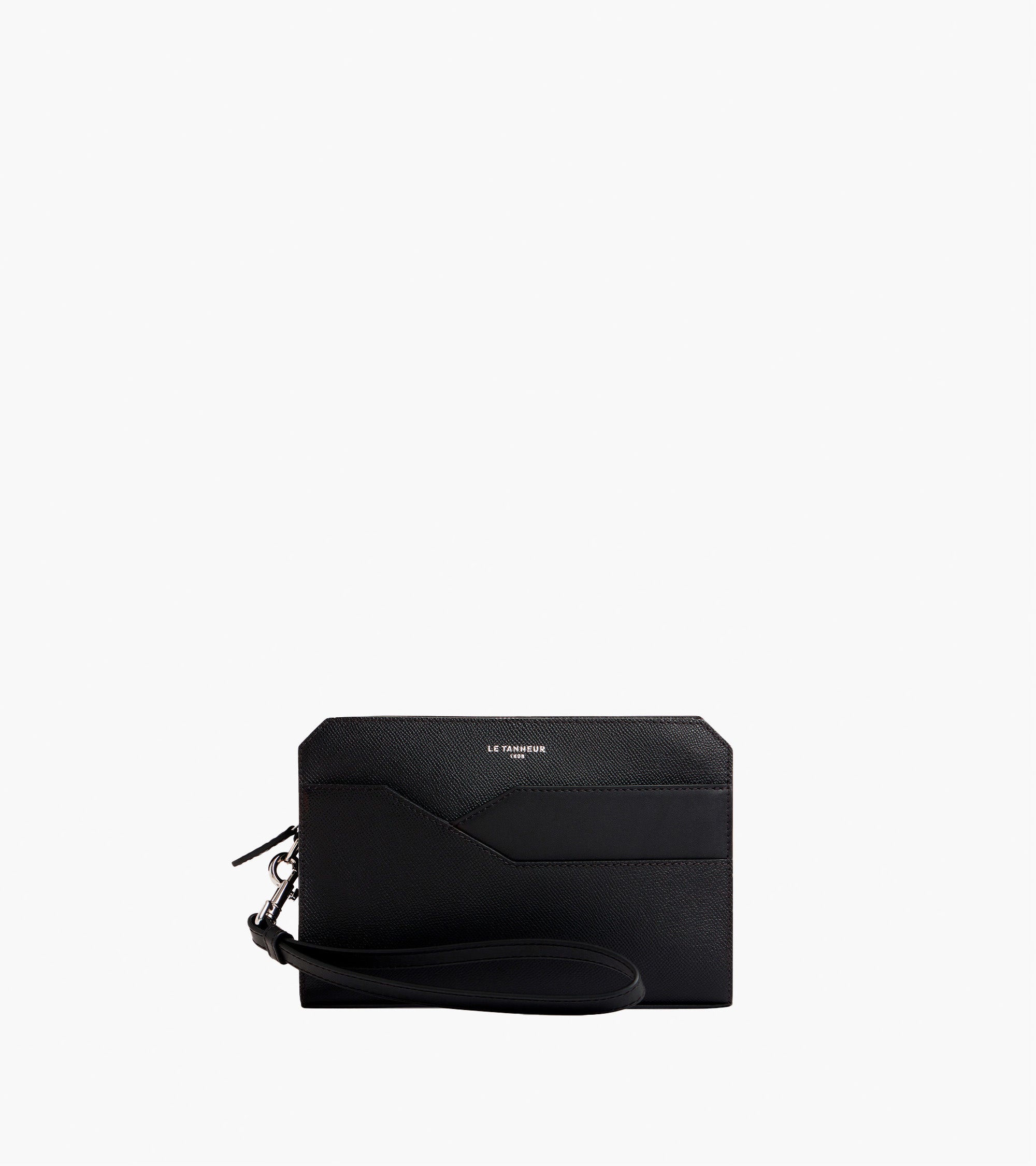 Kleine Tasche Gaston aus genarbtem Kreuzleder mit Handschlaufe