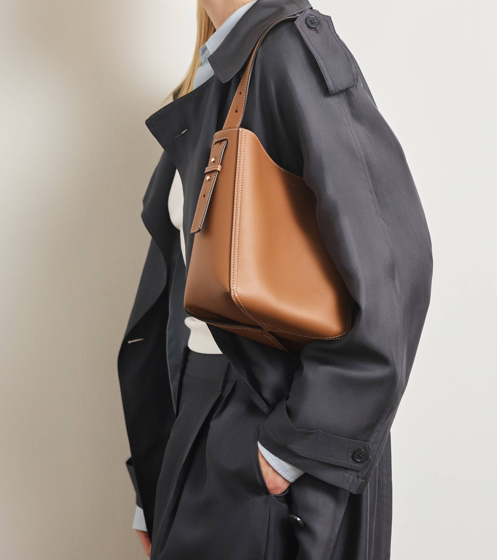 Sac hobo petit modèle Céleste en cuir lisse