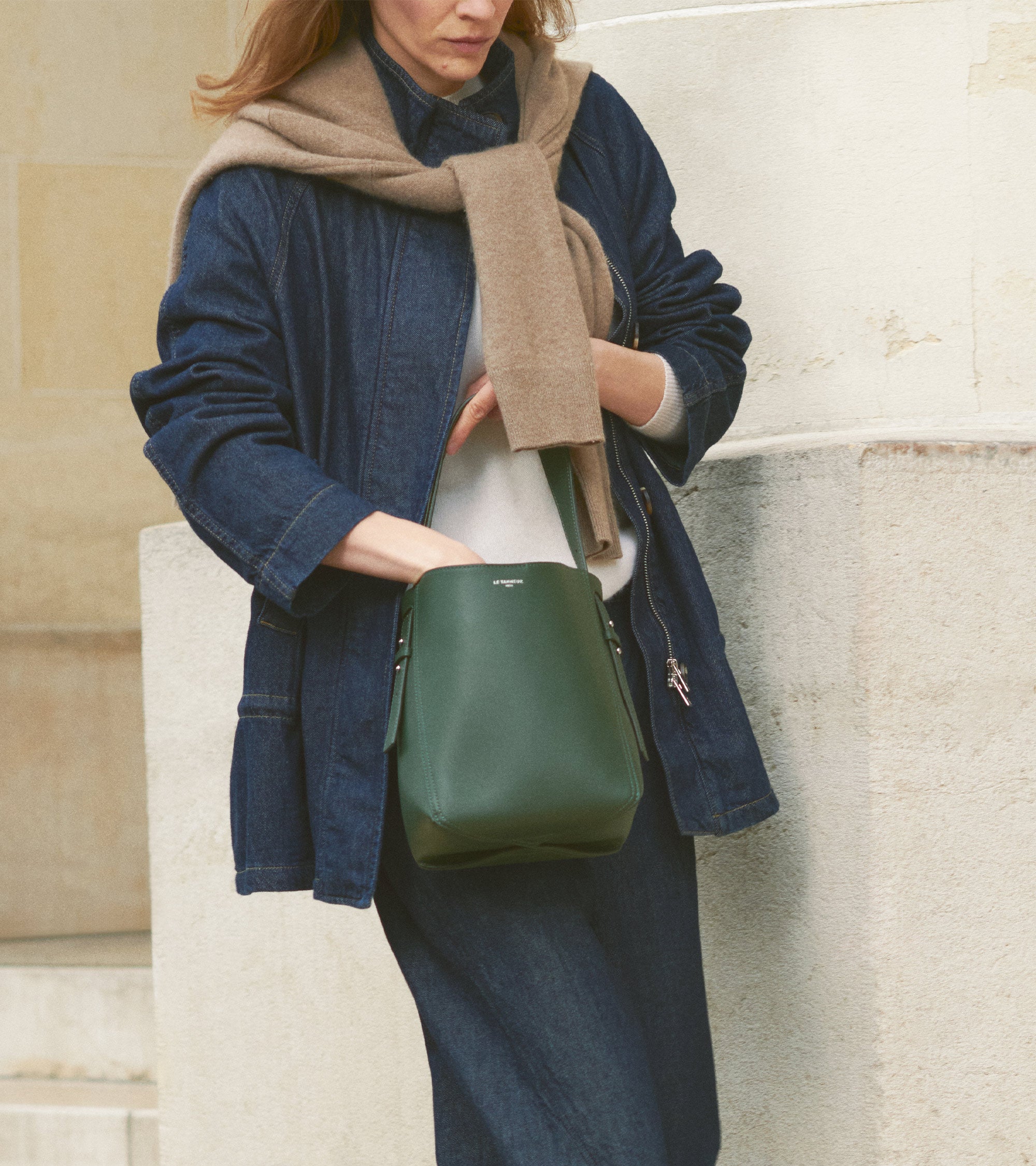 Sac hobo petit modèle Céleste en cuir lisse