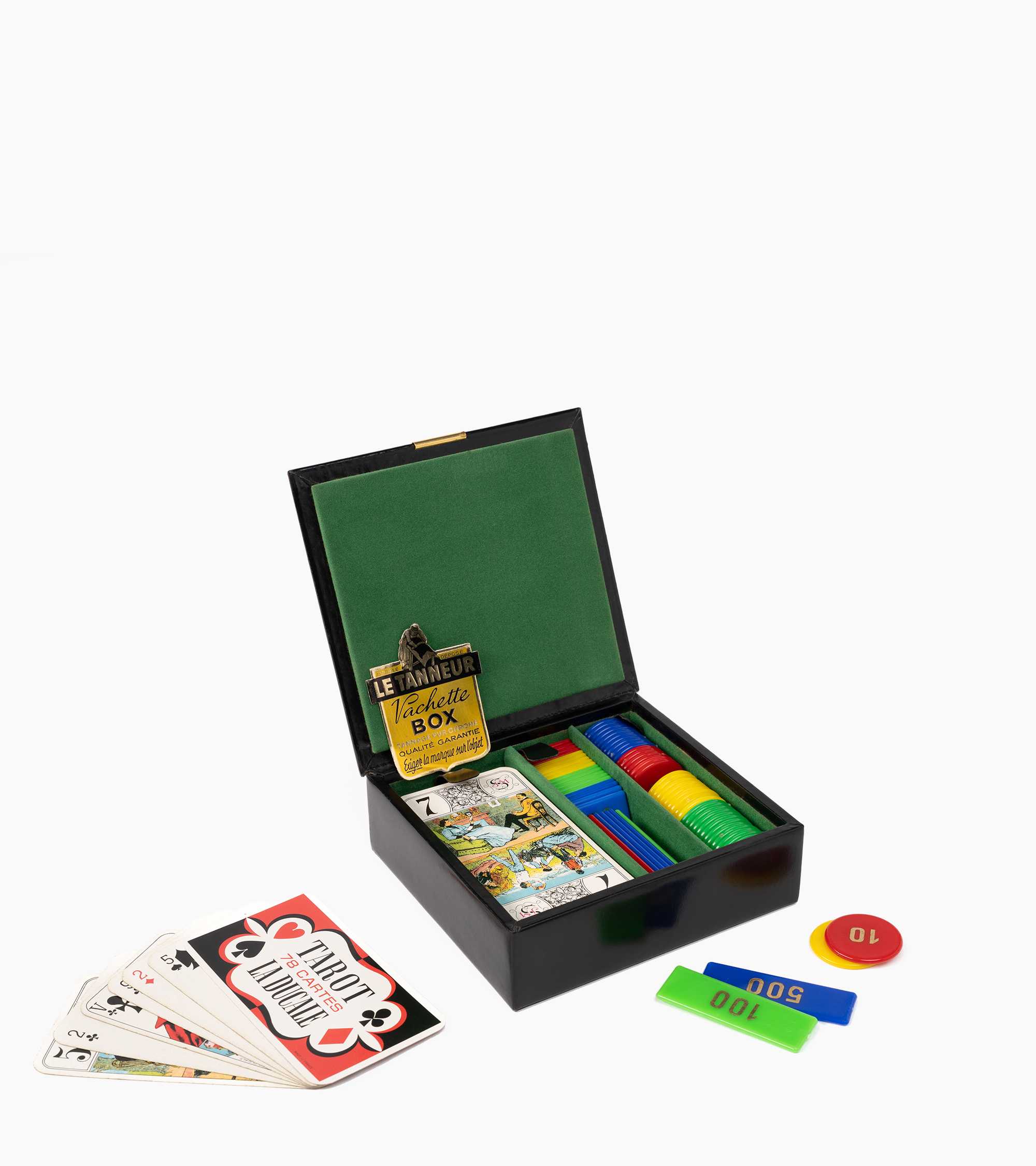 Caja para juegos modelo pequeño de piel