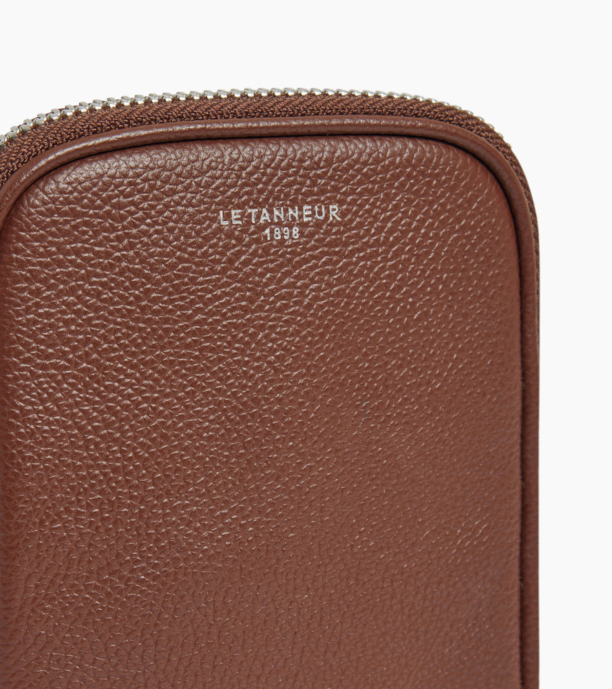 Handytasche Emile aus genarbtem Leder