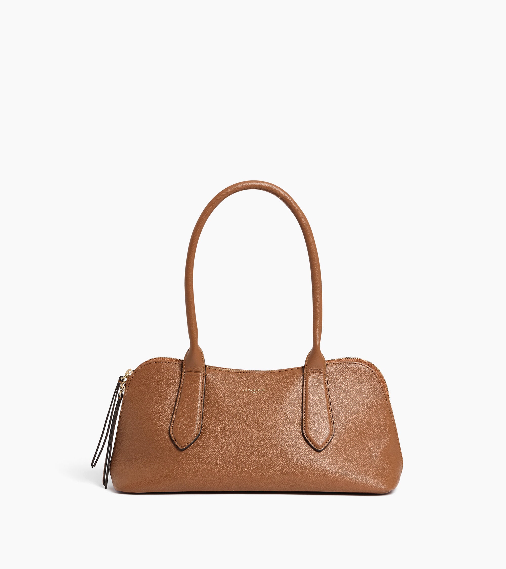 Bolso bowling Apolline de piel granulada