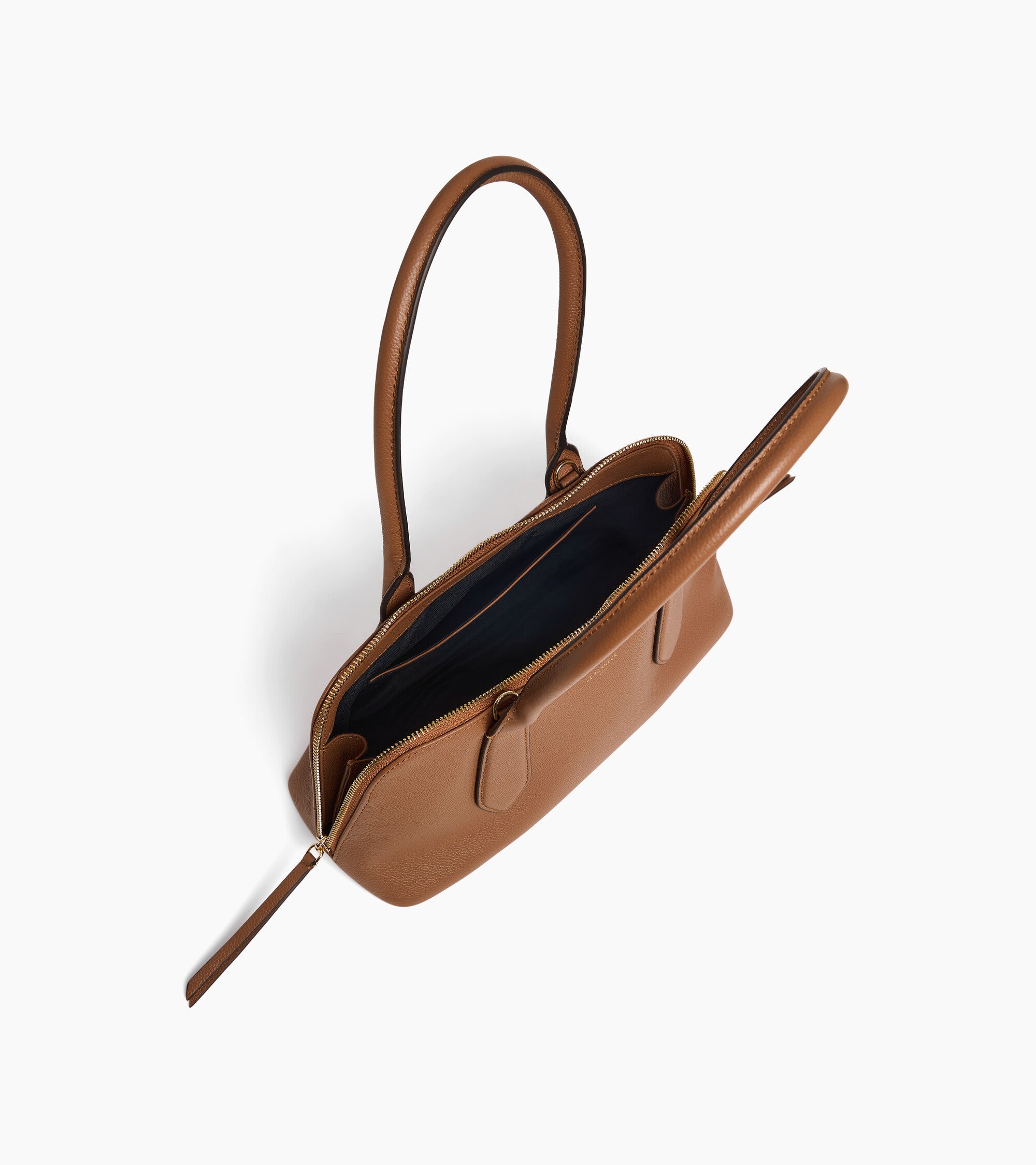 Bolso bowling Apolline de piel granulada