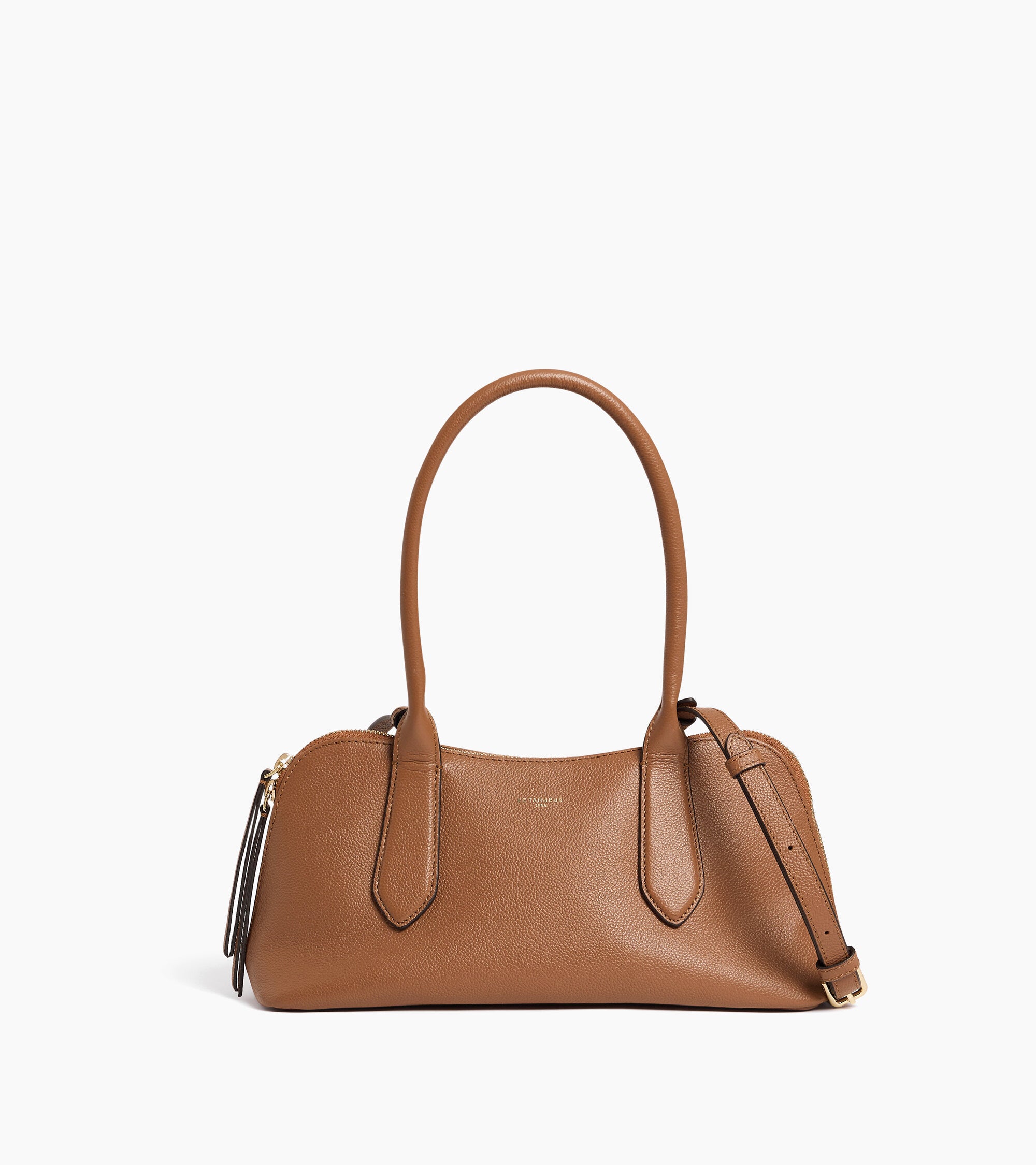 Bolso bowling Apolline de piel granulada