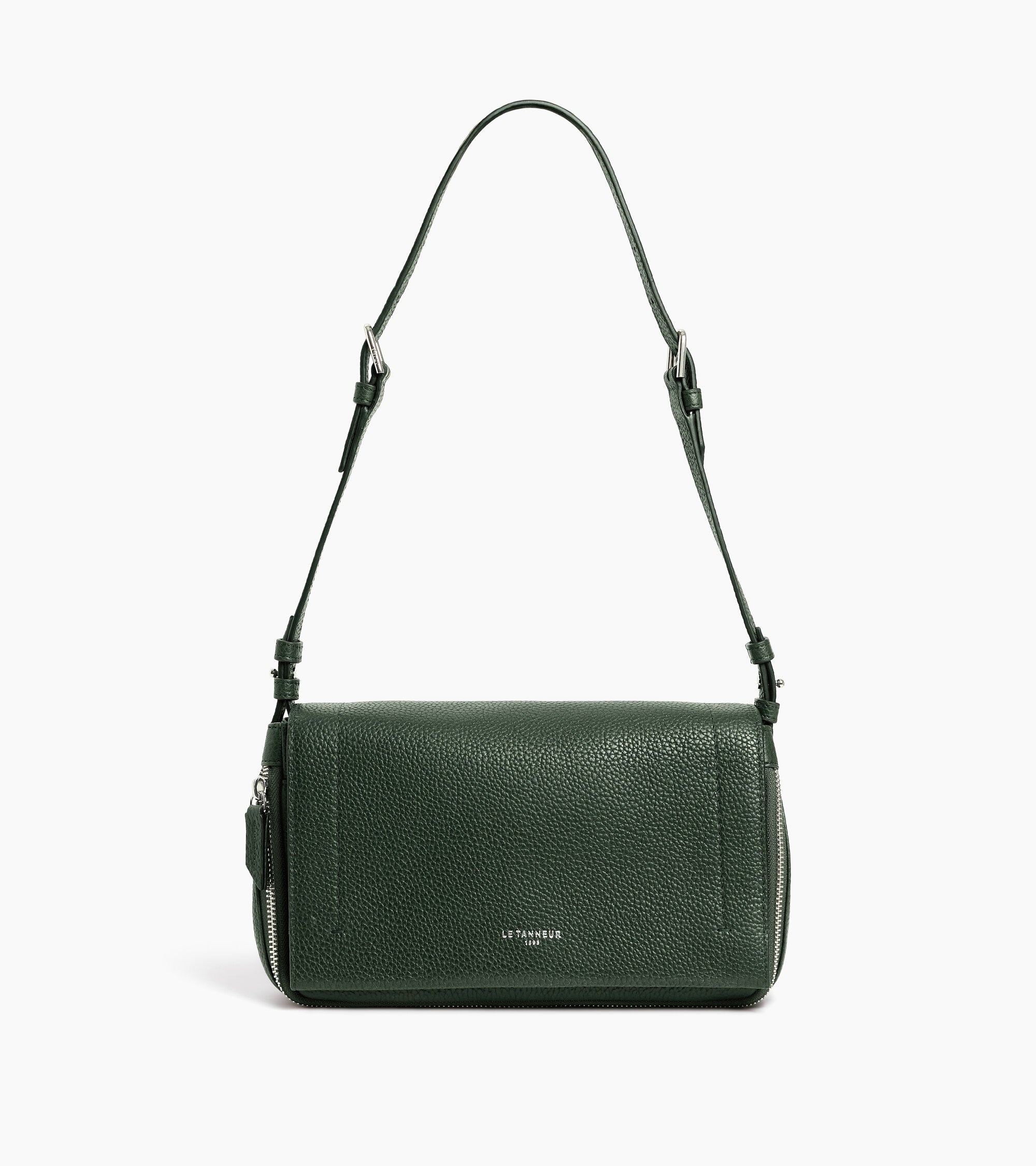 Aurore small shoulder bag in grained leather