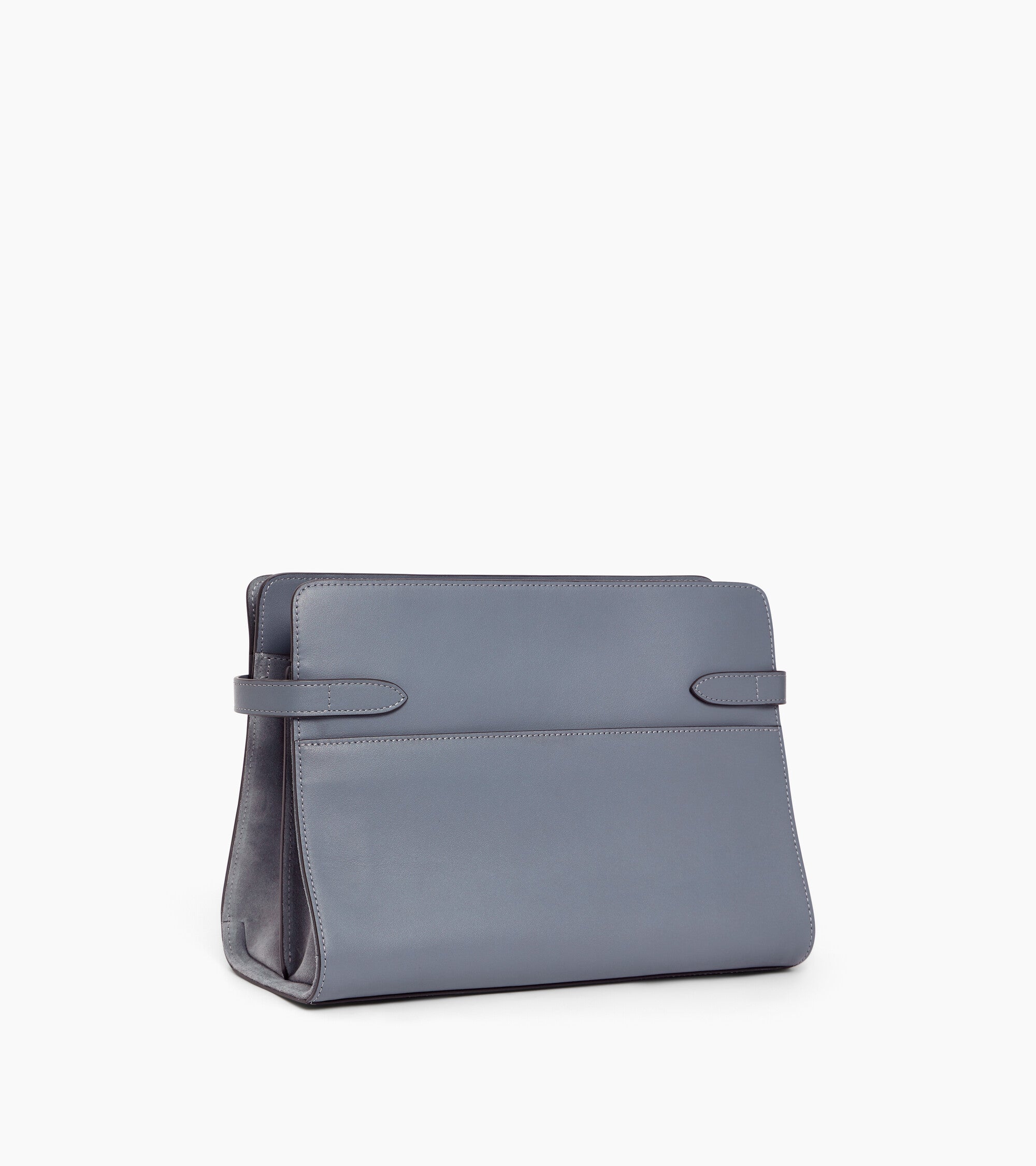 Emie large handbag in smooth leather and nubuck