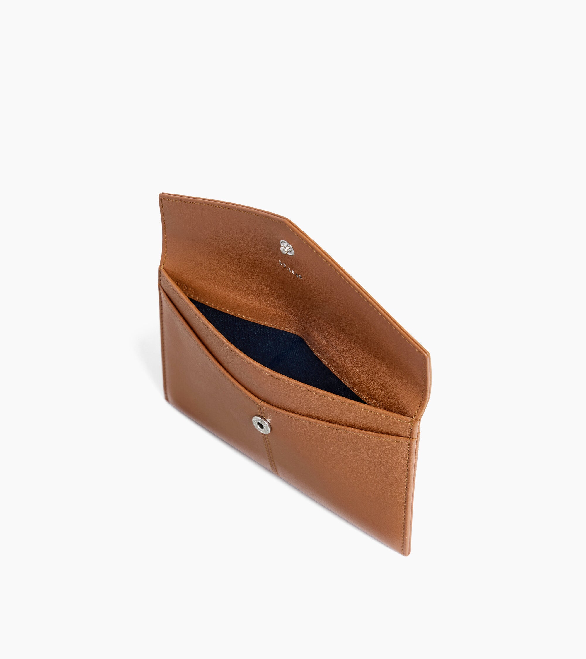 Pochette enveloppe moyen modèle Paulette en cuir lisse