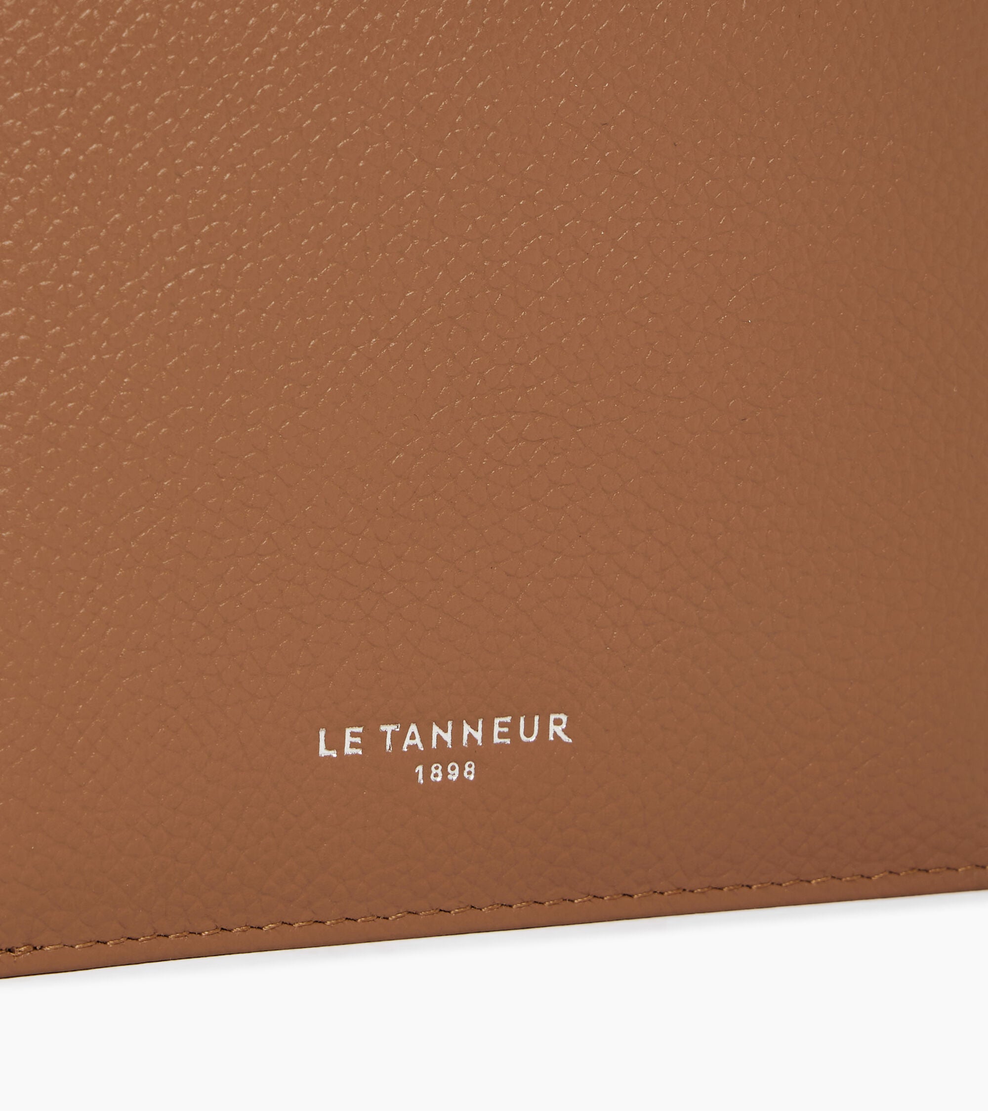 Bifold-Brieftasche mit Klappe Lucien aus genarbtem Leder