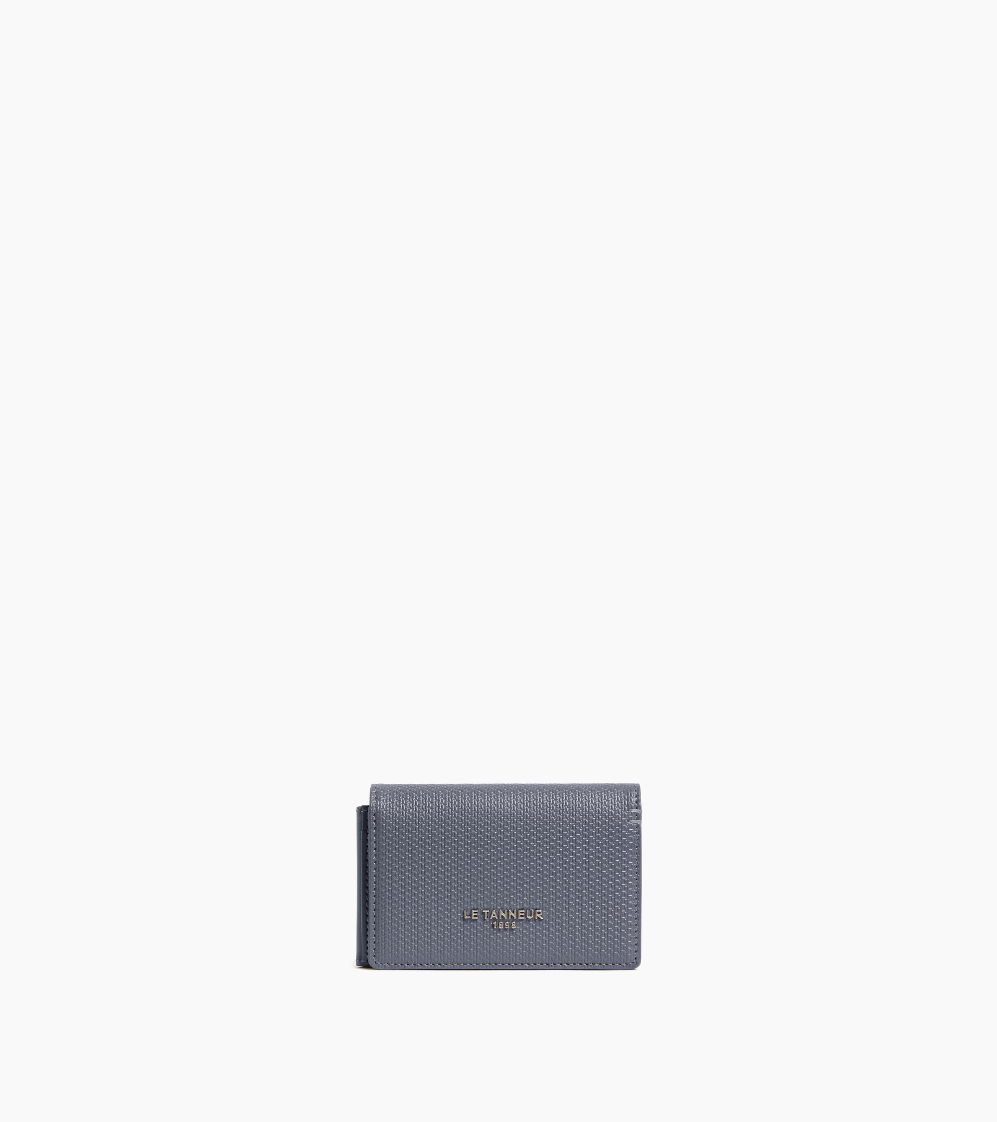 Lucien horizontal two-fold card holder signature T leather
