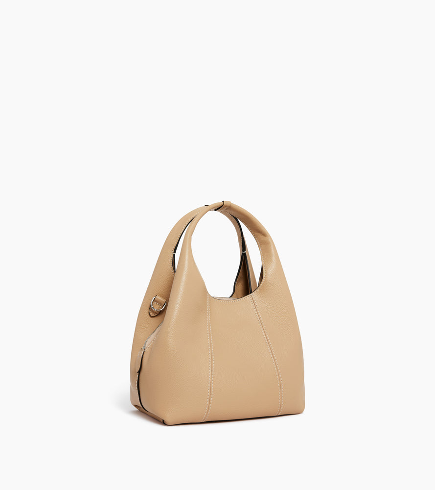 Kleine Handtasche Juliette aus genarbtem Leder