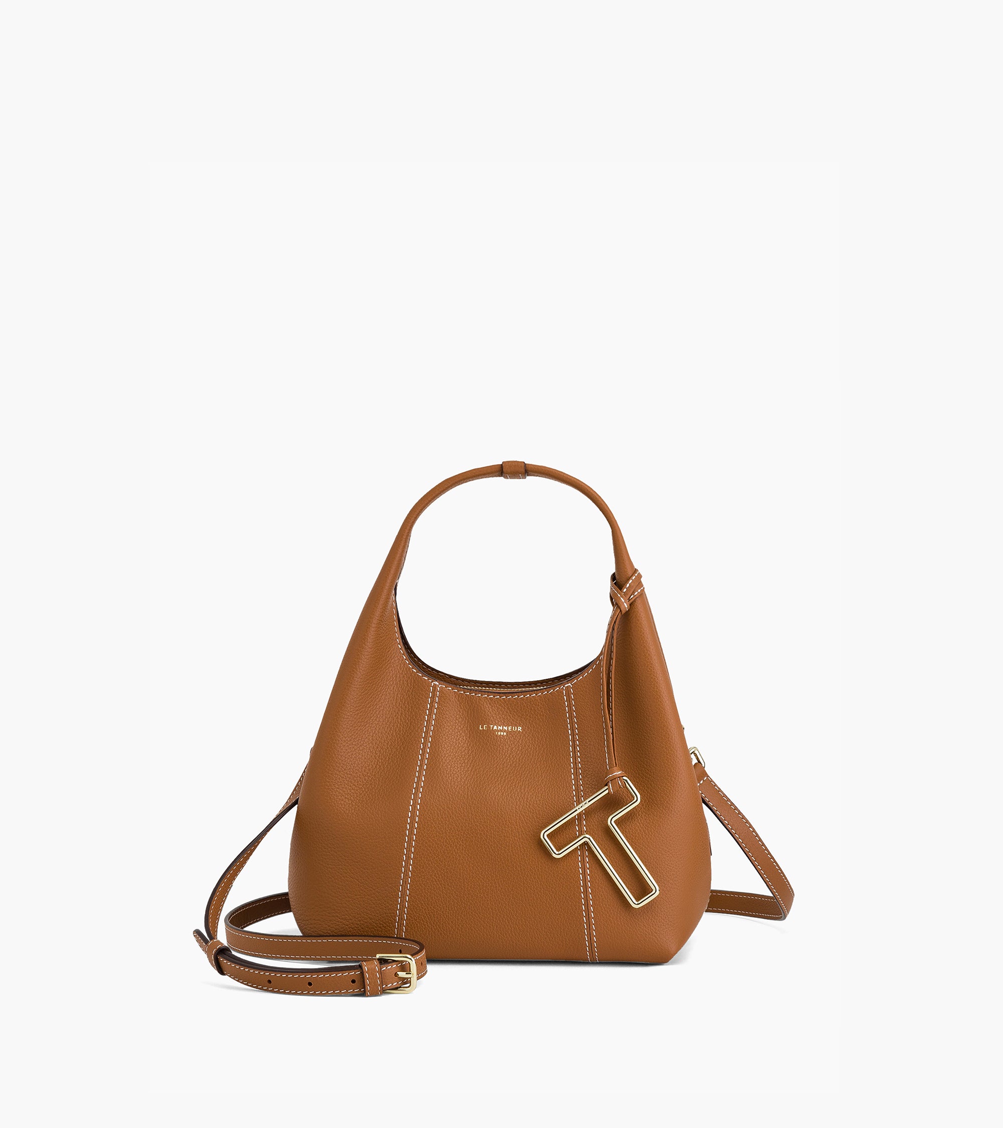 Small Juliette pebbled leather handbag