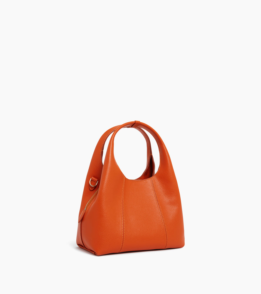 Kleine Handtasche Juliette aus genarbtem Leder