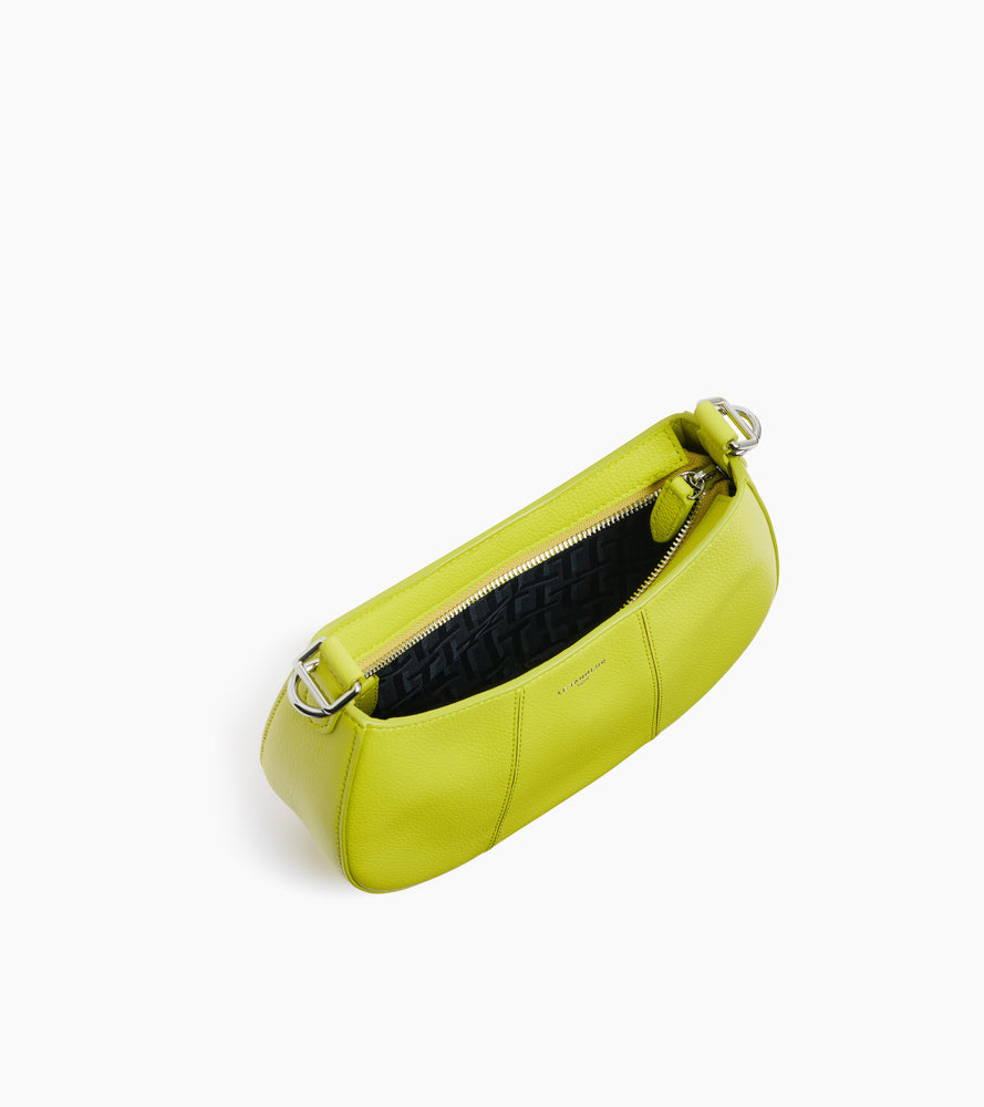 Petit sac demi-lune Juliette en cuir grainé