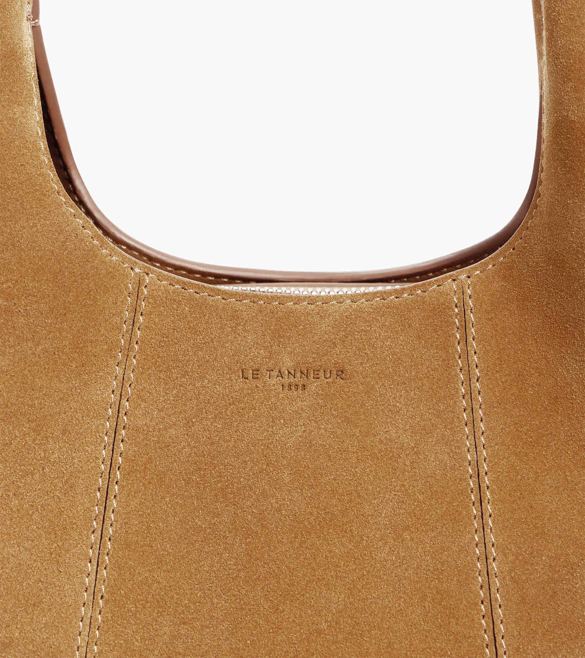 Petit sac à main Juliette en cuir refente de velours