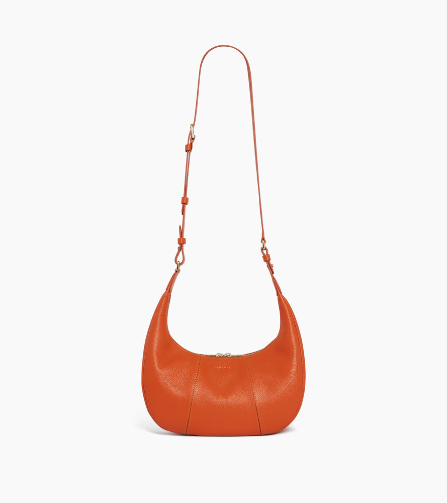 Petit sac hobo Juliette en cuir grainé
