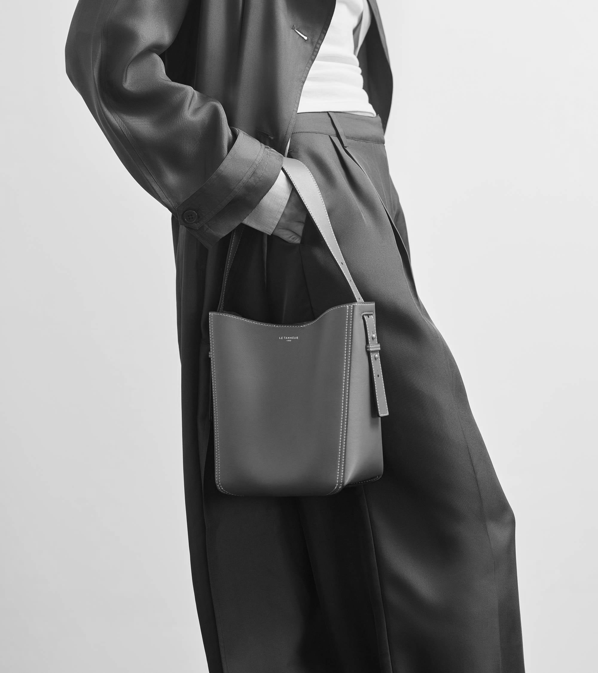 Sac hobo petit modèle Céleste en cuir lisse