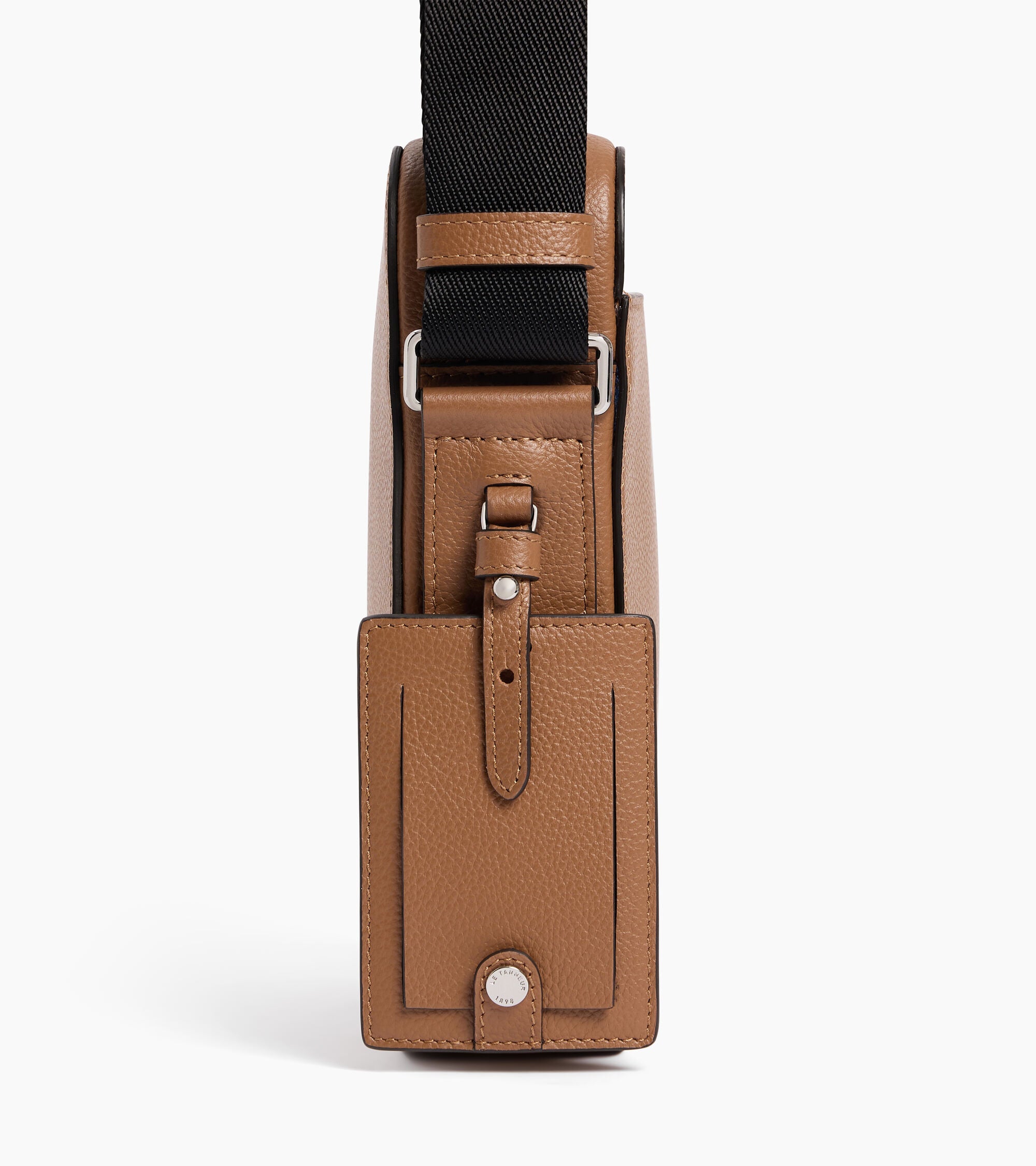 Emile small zipped satchel in grained leather