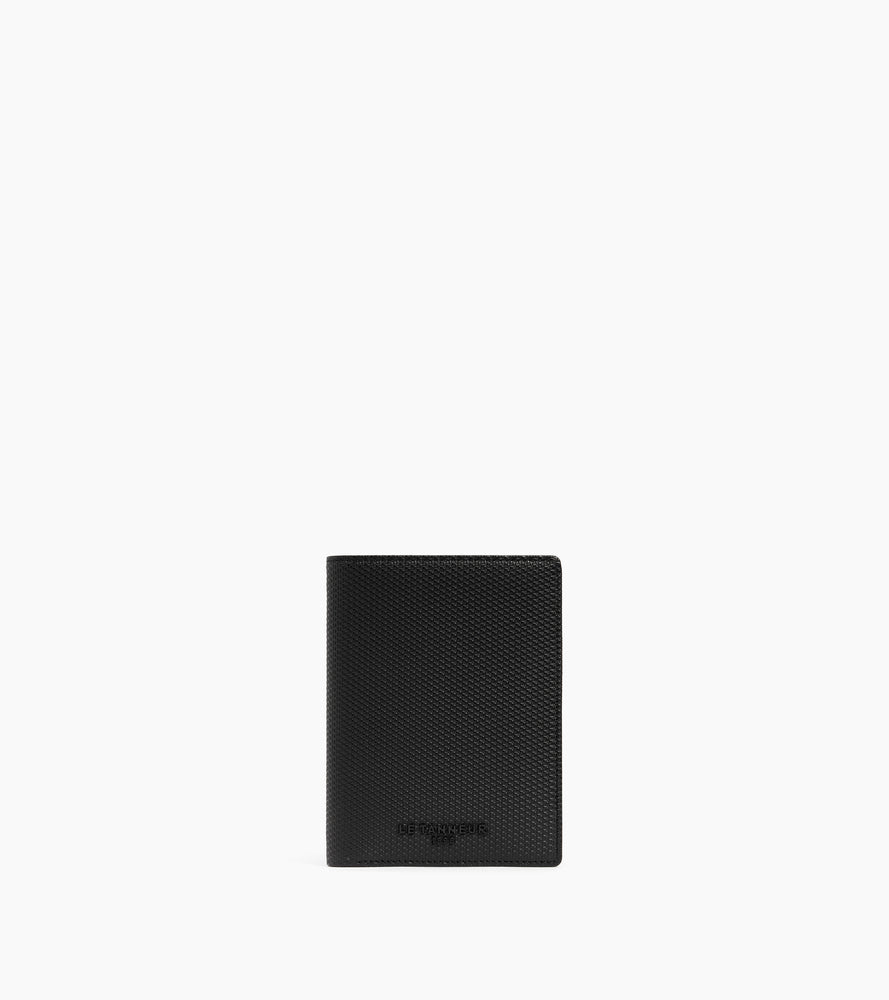 Geldbörse im Hochformat Emile aus T-Signaturleder mit Reißverschluss