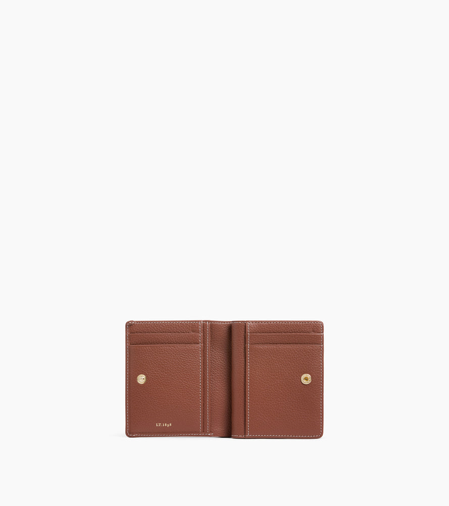 Kleine Brieftasche Ella aus genarbtem Leder
