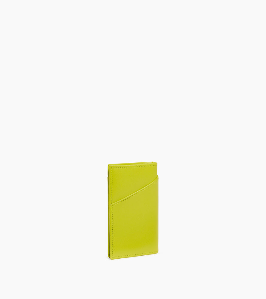 Porte cartes vertical Charlotte en cuir lisse