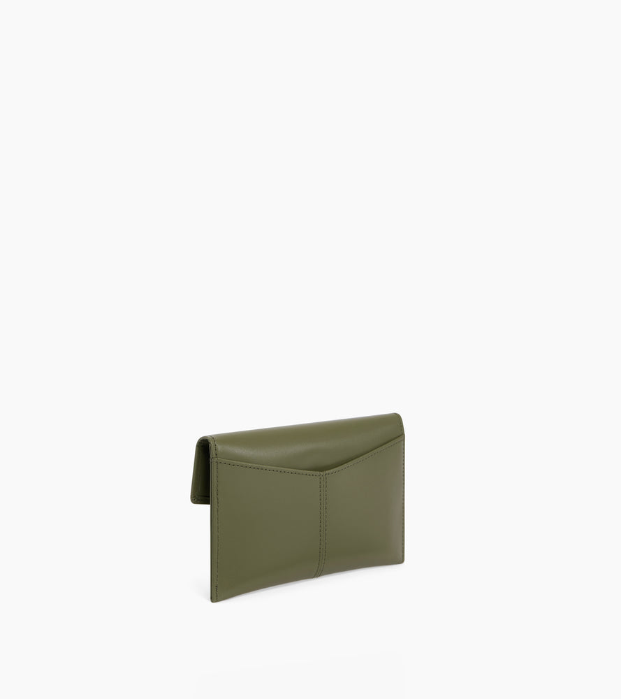 Pochette enveloppe moyen modèle Charlotte en cuir lisse
