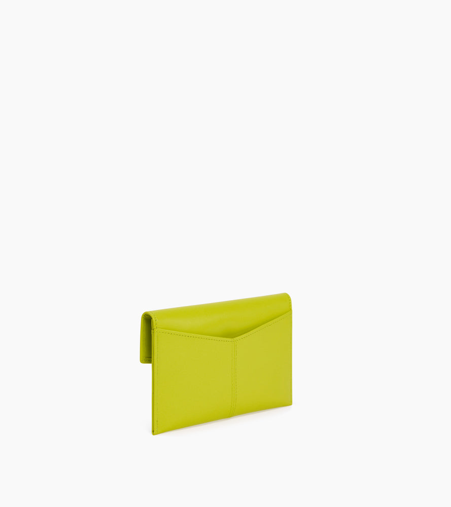 Pochette enveloppe moyen modèle Charlotte en cuir lisse