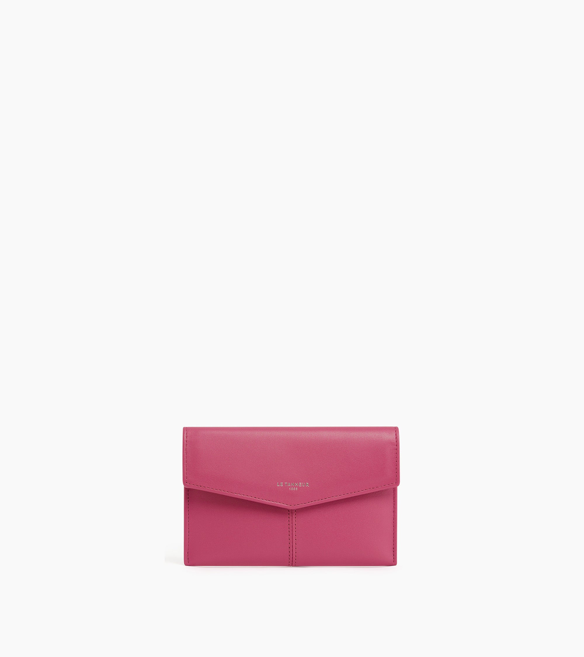 Pochette enveloppe moyen modèle Charlotte en cuir lisse