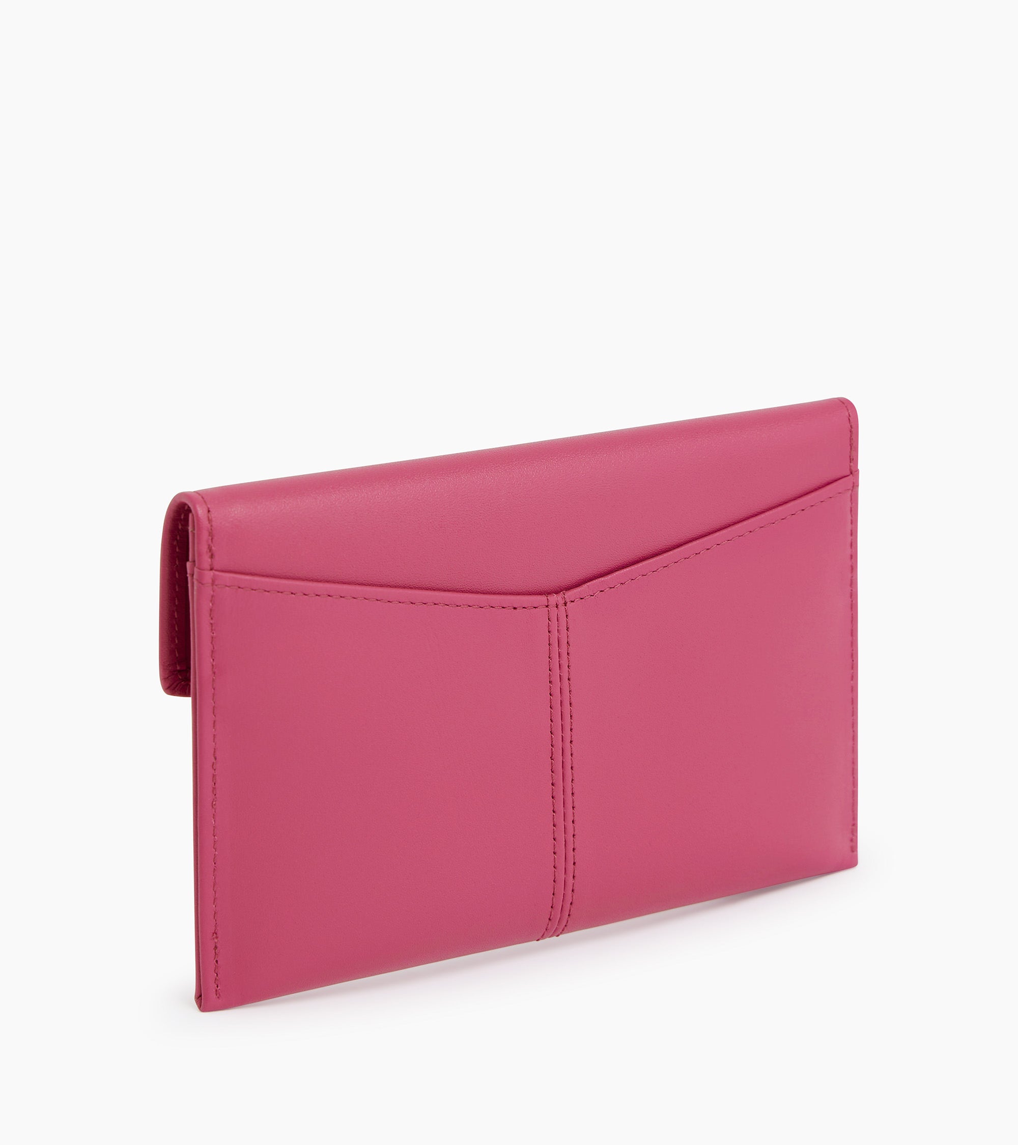 Pochette enveloppe moyen modèle Charlotte en cuir lisse